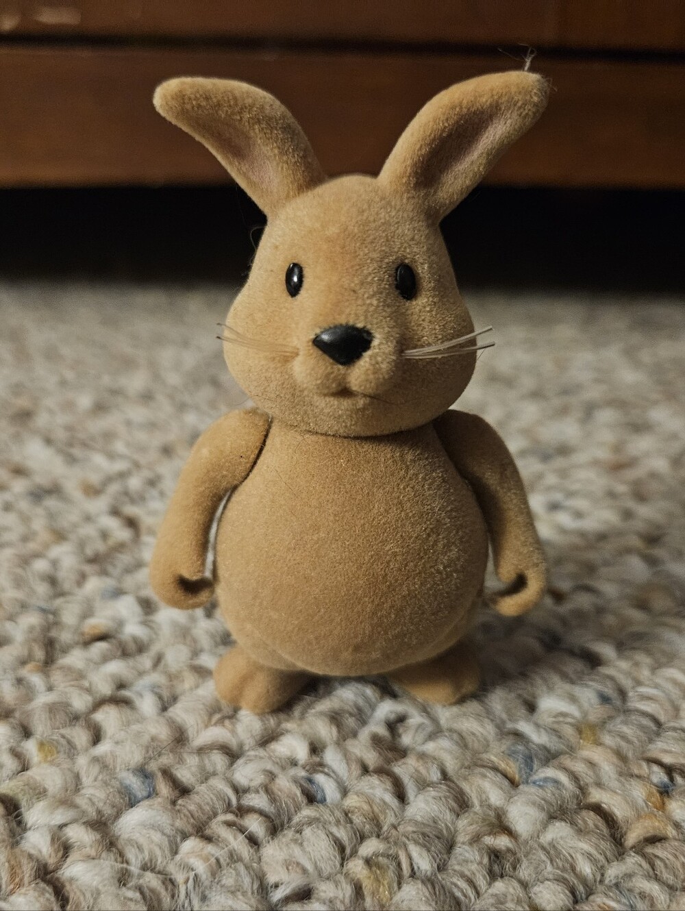 Lil Woodzeez Brown Cottonball Kid Bunny